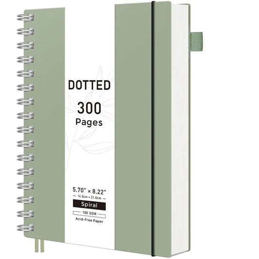 Bullet Dotted Journal Notebook Spiralbound 300 Pages 100 GSM