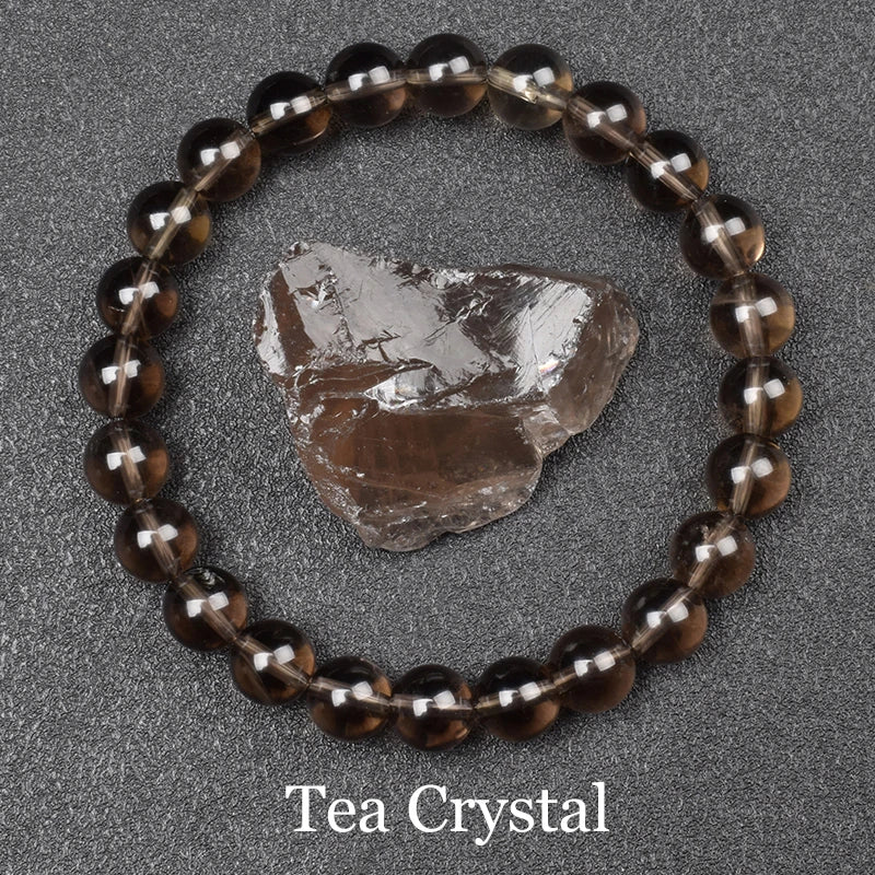 QLDDDstar Natural Golden Obsidian Stone Beaded Bracelet For Men And Women
