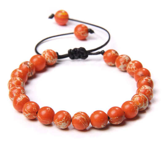 Natural Stone Beaded Wrap-Style Bracelets