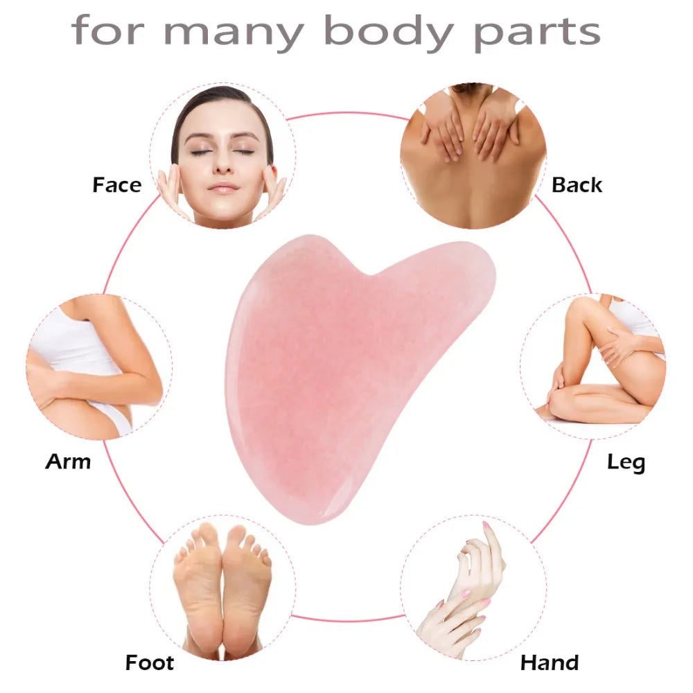 Jade Gua Sha Board Facial Massage Tool For Skin Care