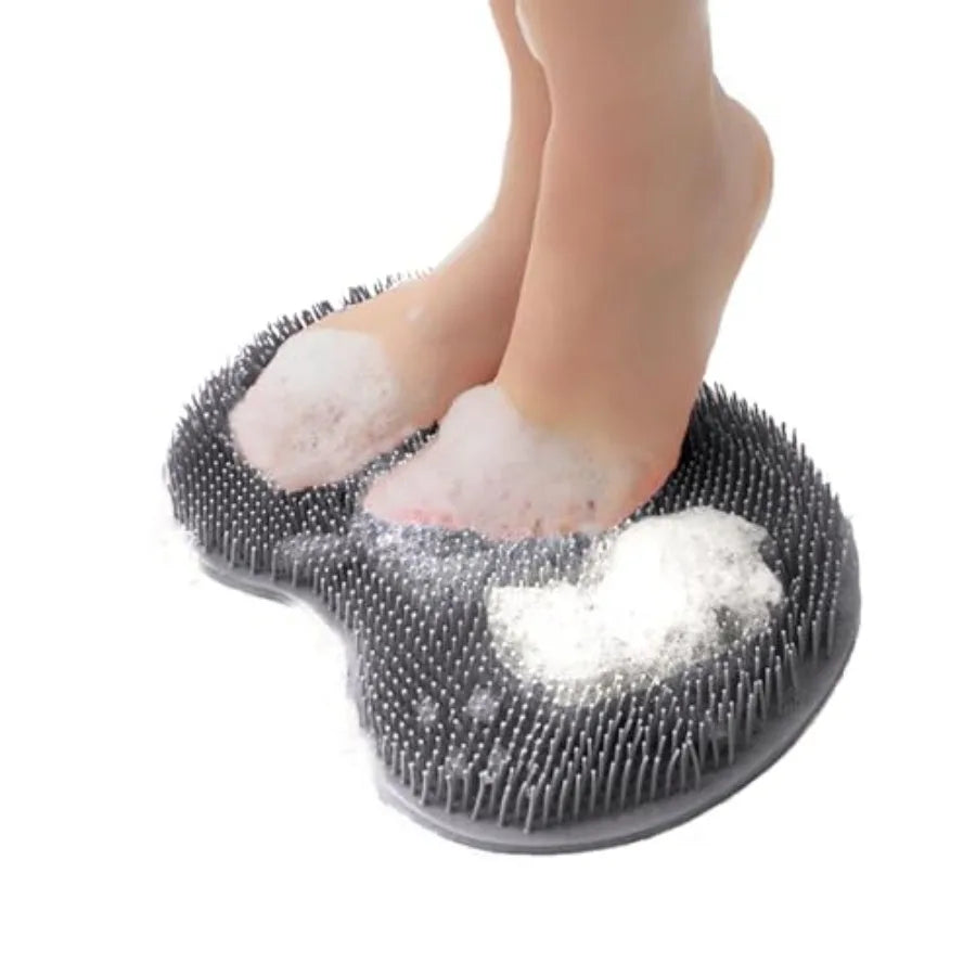 Silicone Shower Feet And Back Scrubber Mat