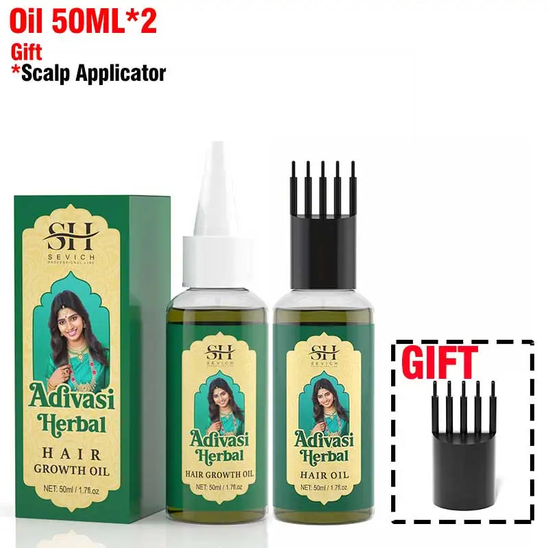 Sevich Ayurvedic Hair Growth Oil for Strong Roots and Regrowth