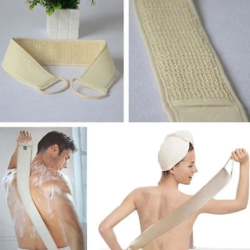 Cotton Hemp Unisex Exfoliating Bath Brush Scrub