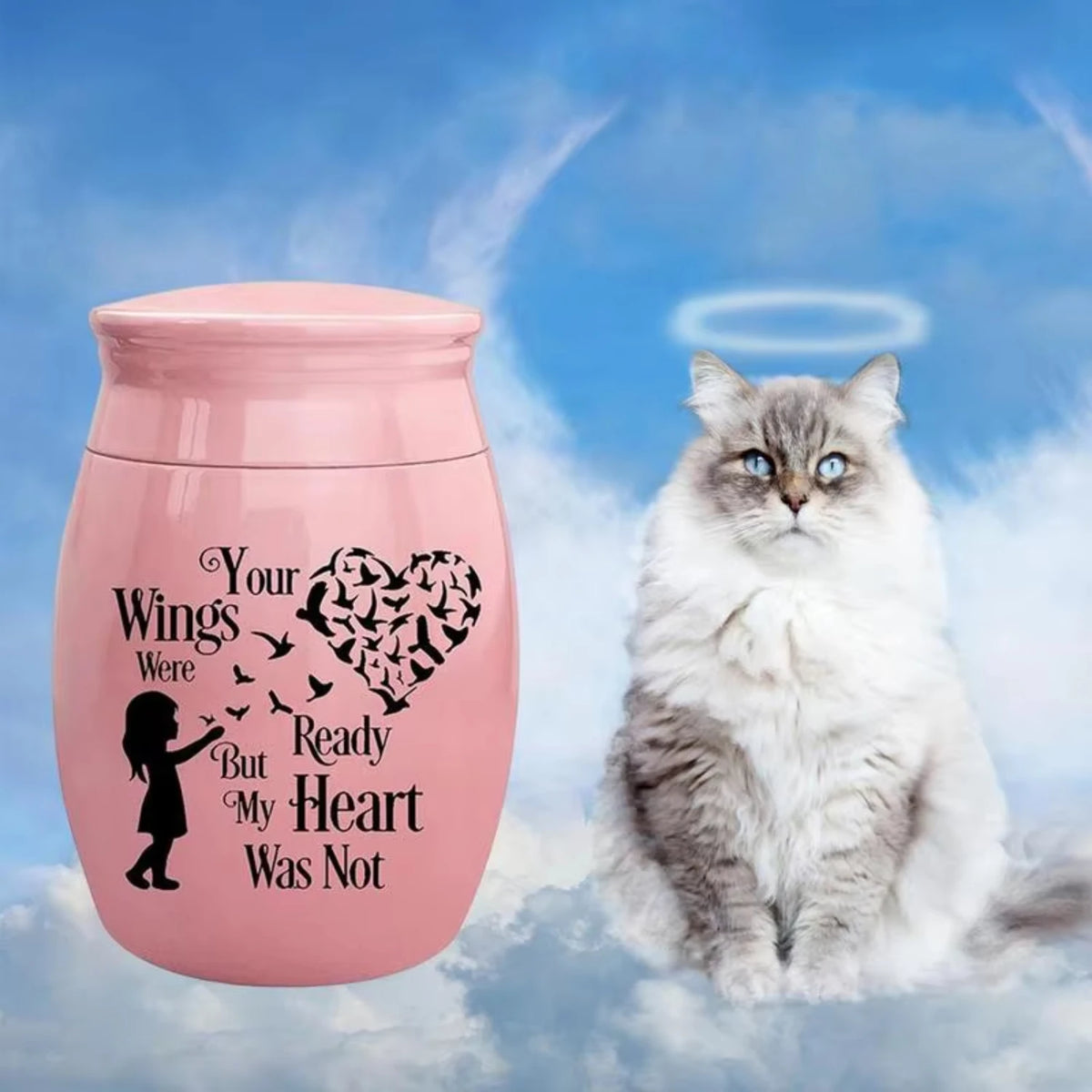 Personalized Mini Pet Cremation Urn For Ashes Memorial Keepsake