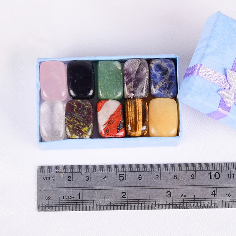 Natural Tumbled Stone Chakra Healing Set