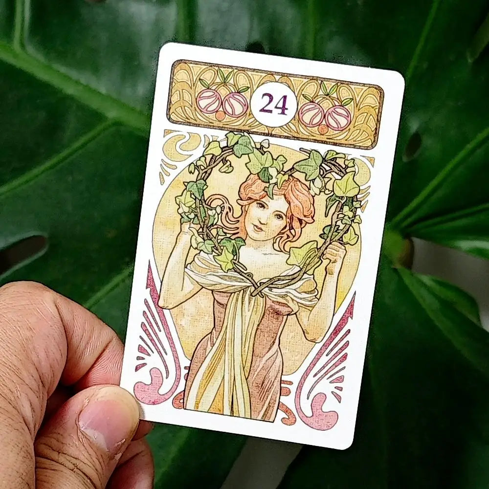 Art Nouveau Lenormand Oracle Card Deck With 36 Cards