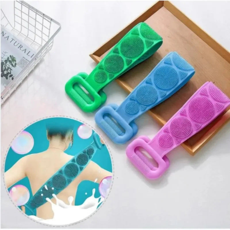 Silicone Scrubber Back Massager Exfoliating Sponge