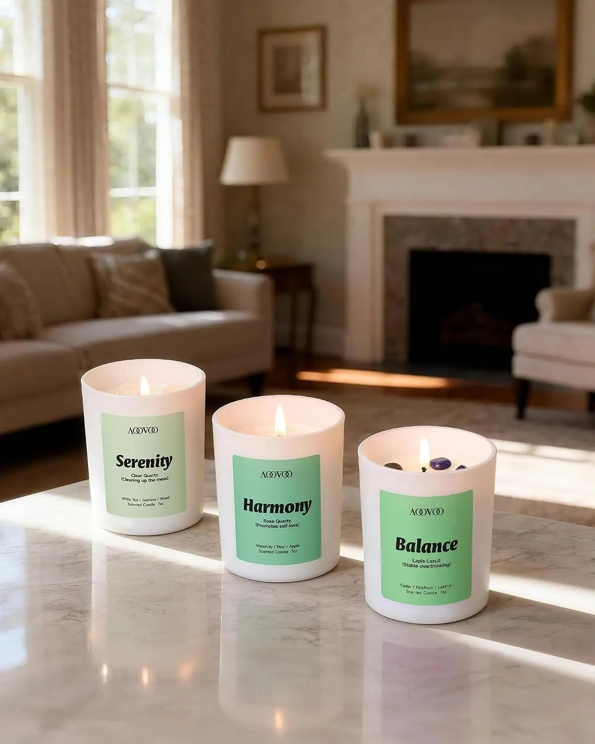 Calm Aromatherapy Scented Candle Set For Home Relaxation