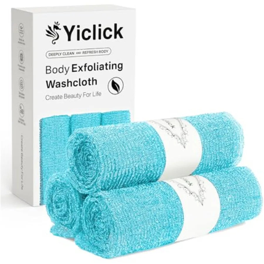 Exfoliating Washcloth Towel For Body And Back Scrubber