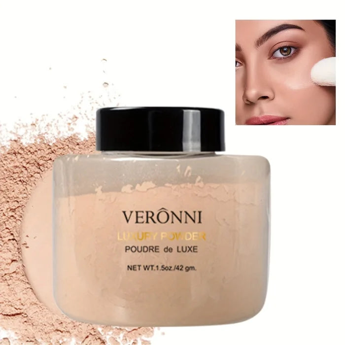 Veronni Loose Setting Powder Oil Control Waterproof Lasting Formula