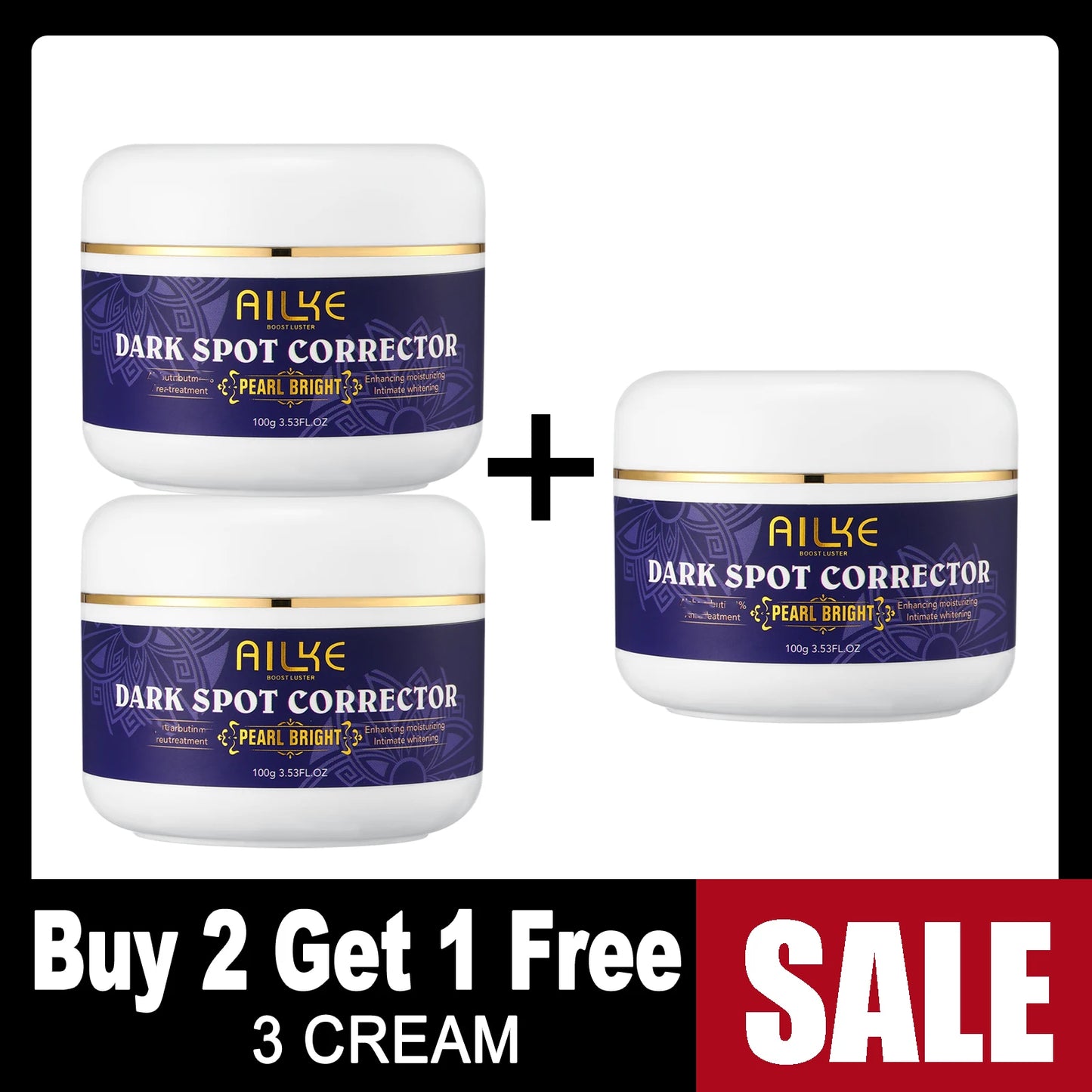 AILKE Double Glutathione Dark Spot Remover Cream For Face
