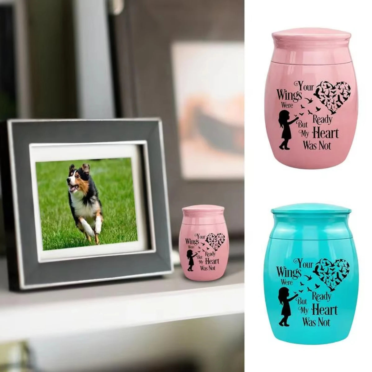 Personalized Mini Pet Cremation Urn For Ashes Memorial Keepsake