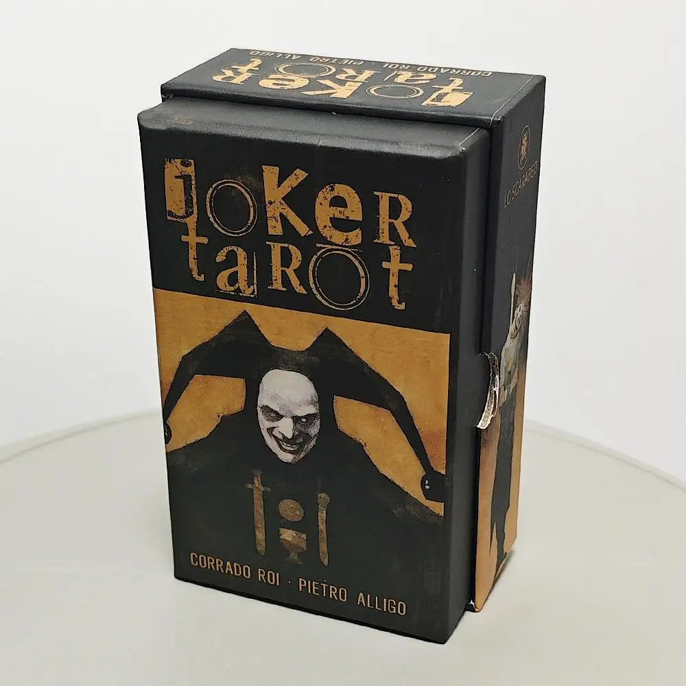 Dark Gothic Joker Tarot Deck With Premium Embossed Cards