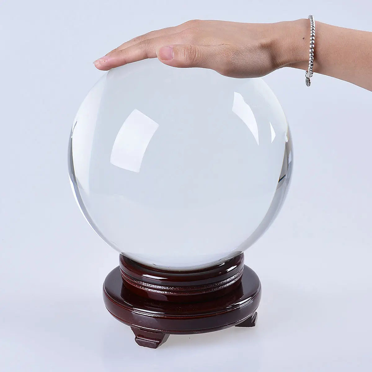 Longwin Polished Crystal Ball For Meditation And Photography Decor