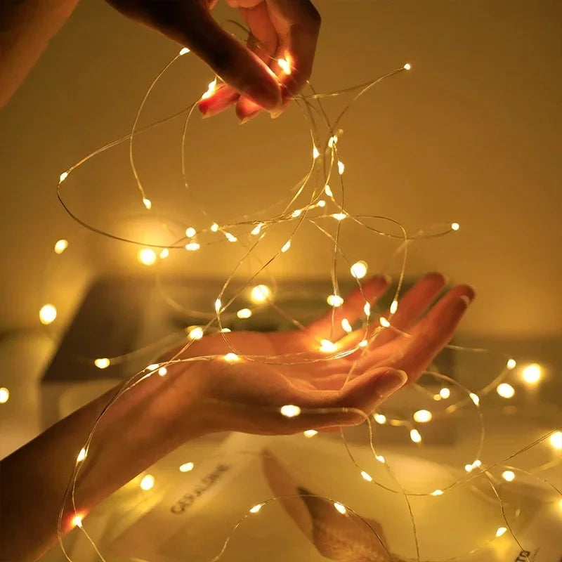 LED Fairy Lights String Battery Operated Indoor Home Garden Decor