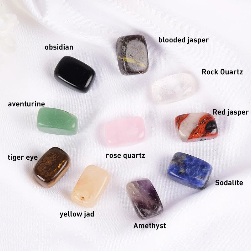 Natural Tumbled Stone Chakra Healing Set