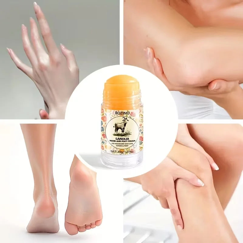 Dry Cracked Foot Cream Stick Portable Hydrating Moisturizing Balm