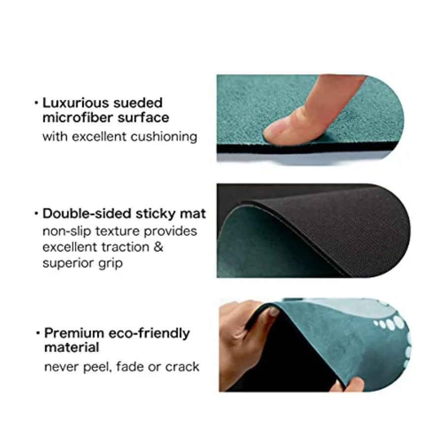Non Slip Round Yoga Mat For Exercise And Meditation