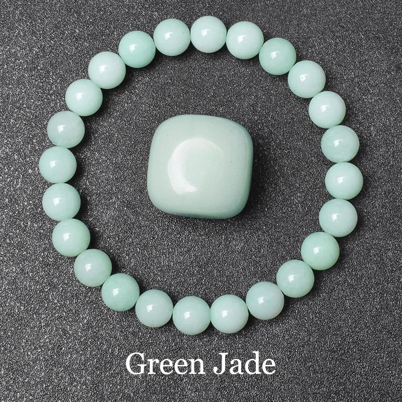 QLDDDstar Natural Golden Obsidian Stone Beaded Bracelet For Men And Women