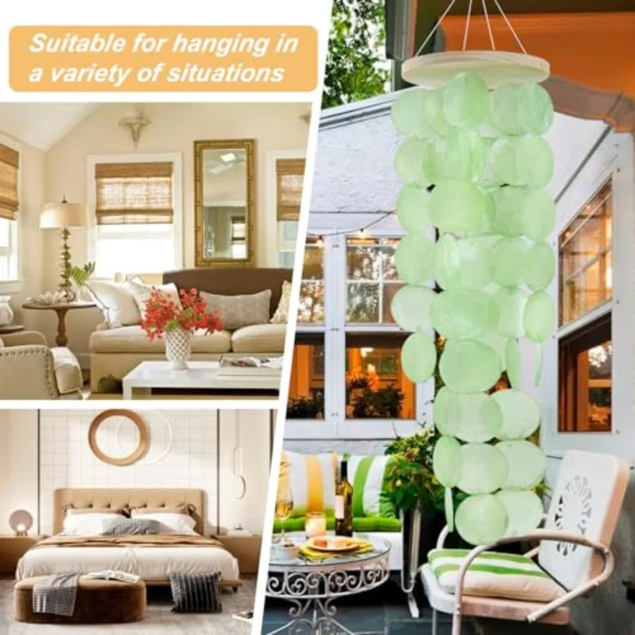 Handmade Polyester Garden Wind Chime For Outdoor Home Decor
