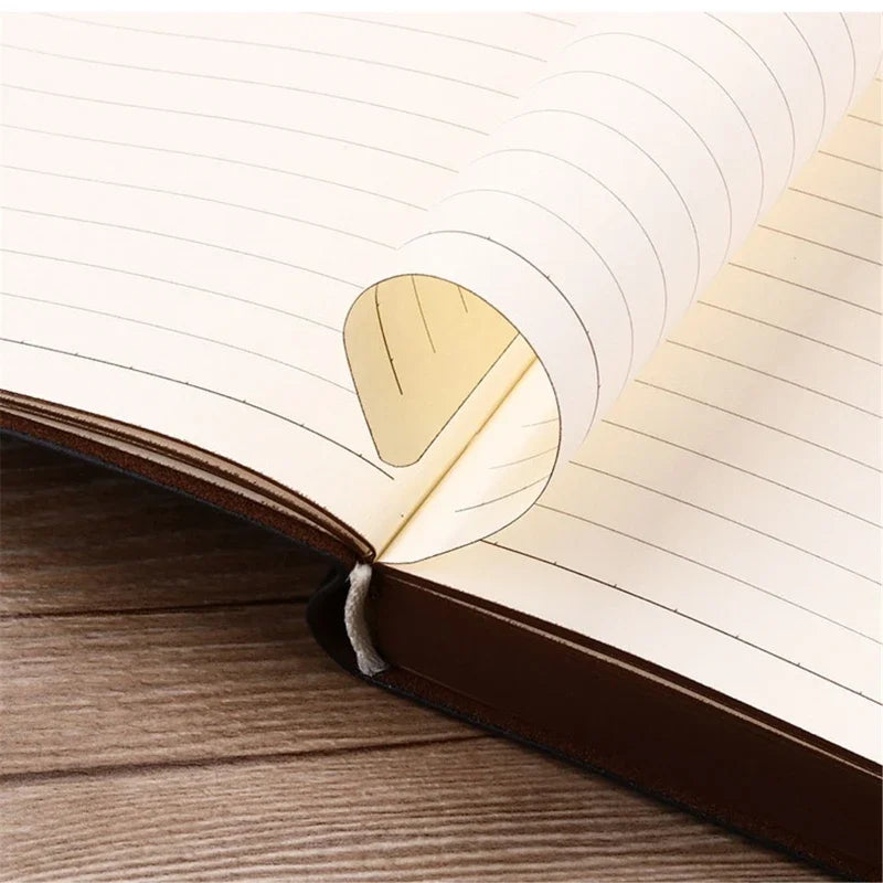 Portable Vintage Pattern Leather Notebook Diary Notepad Gift