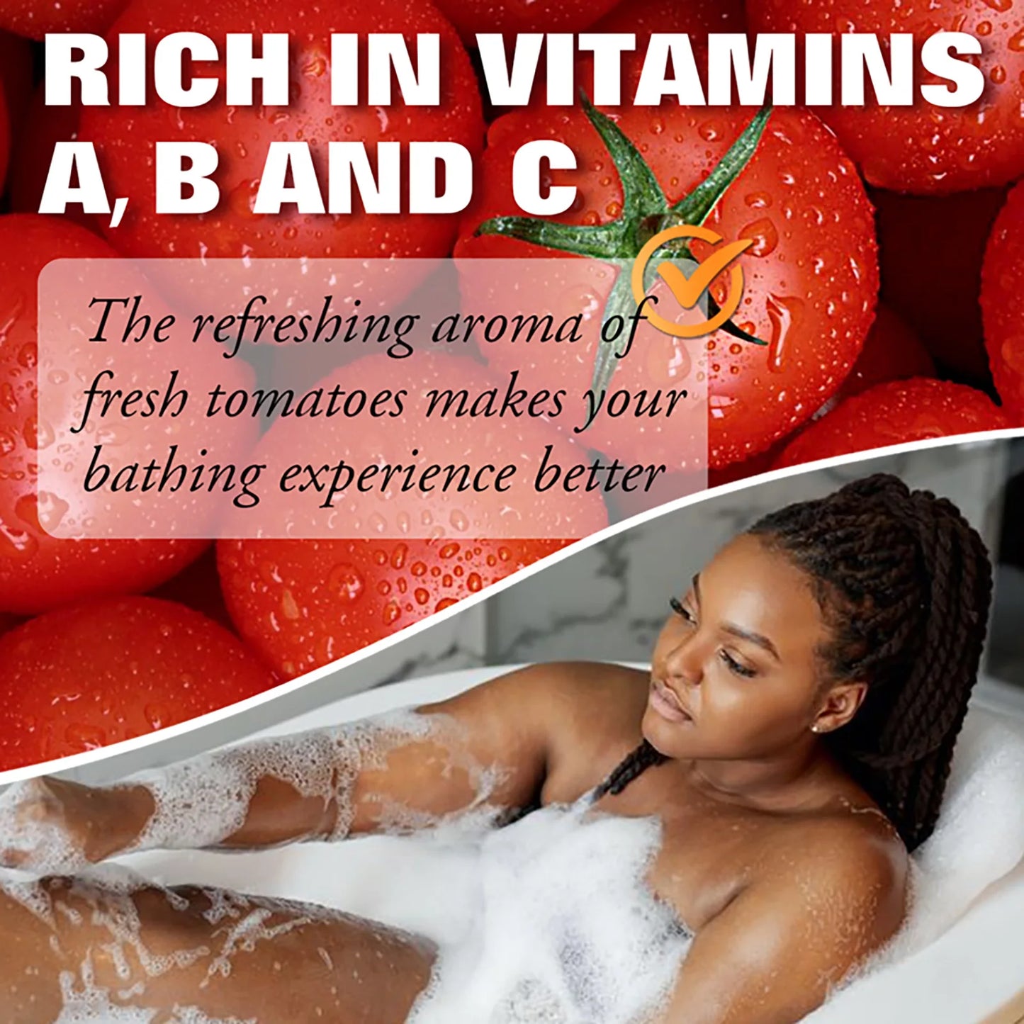 AILKE Tomato Fruit Scented Handmade Natural Bar Soap For Face