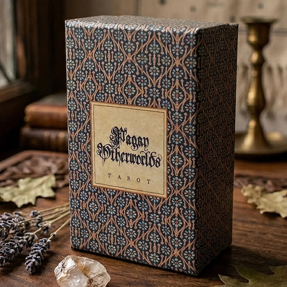 Pagan Otherworlds Tarot with Double Embossed Cards in Rigid Box