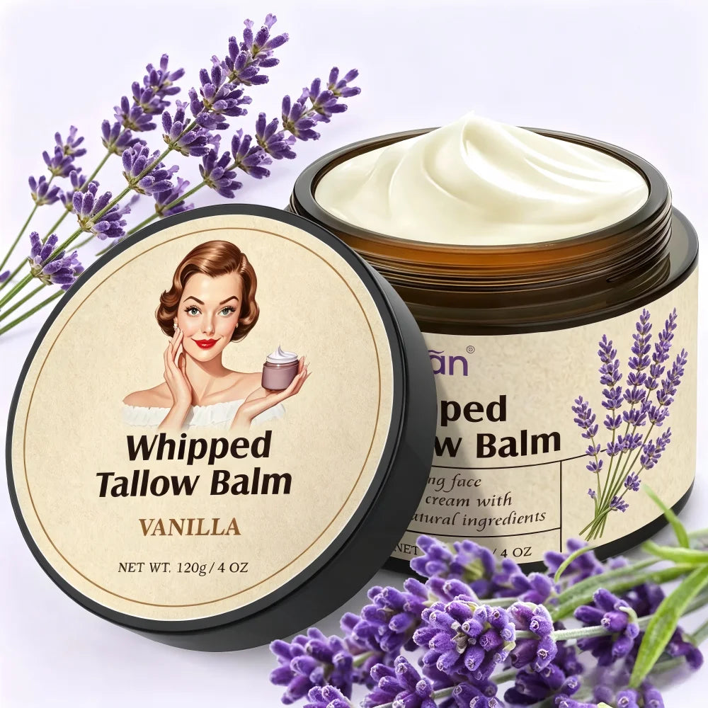 Whipped Tallow Balm With Olive Oil For Deep Hydration
