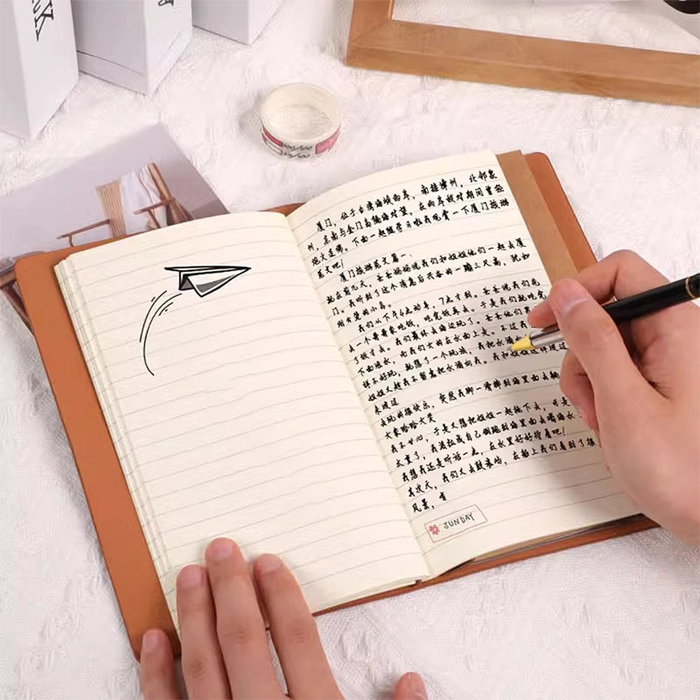 Retro Leather Strap Journal