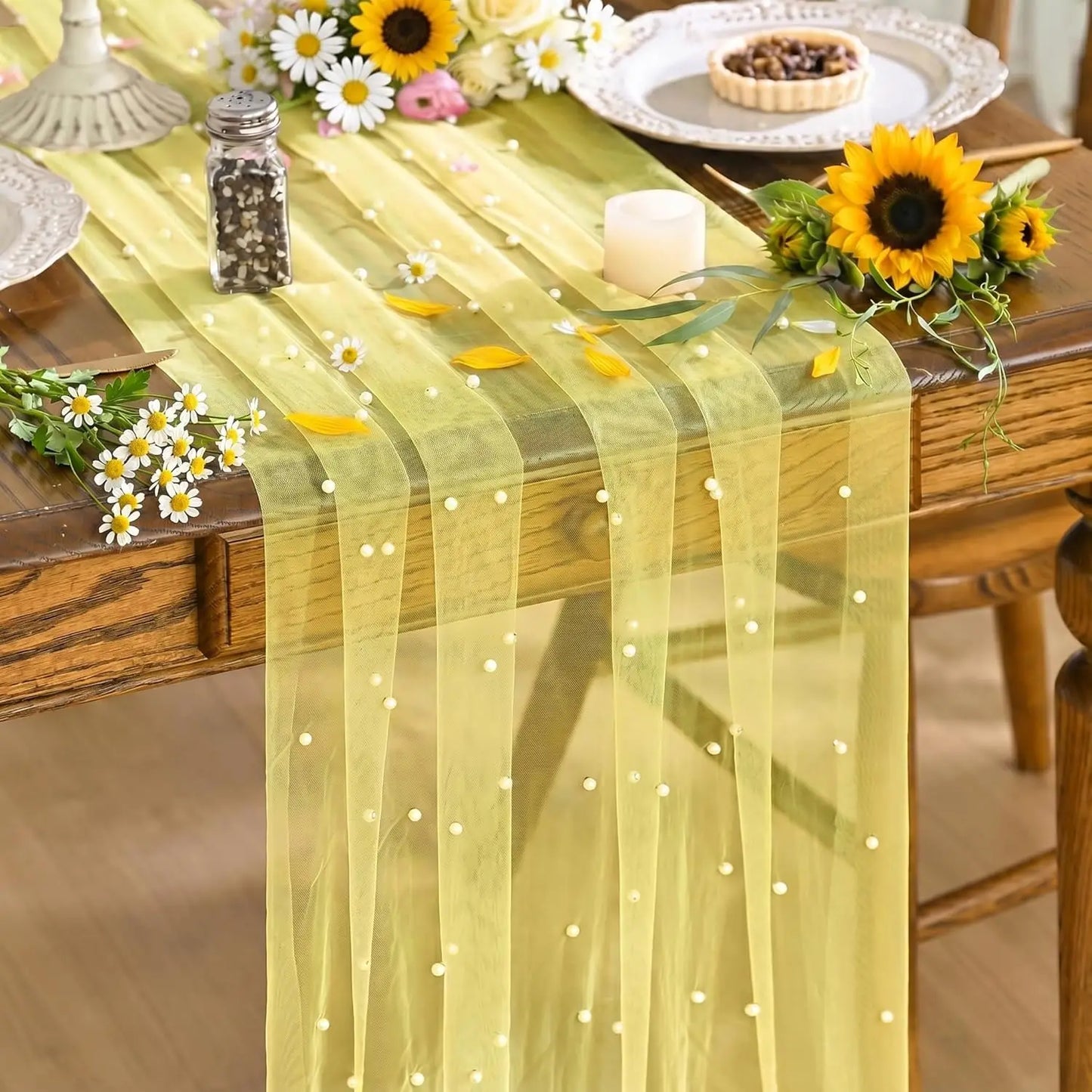 Sheer Gauze Table Runner