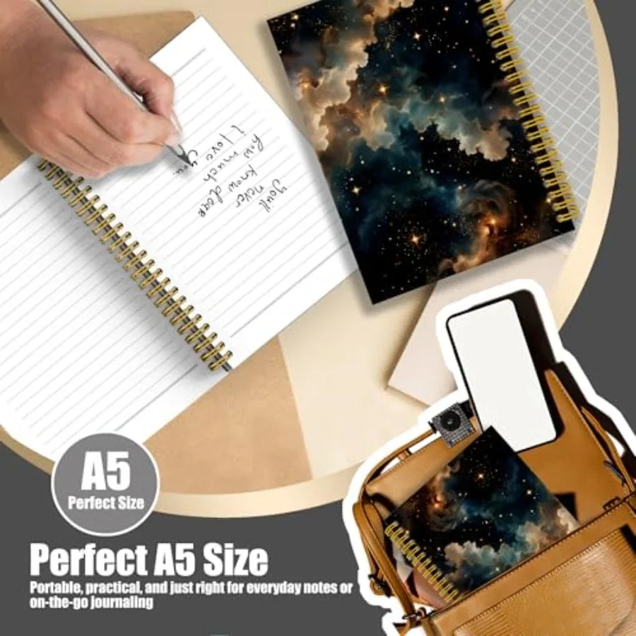Aesthetic Journaling Spiral Notebook For Daily Writing