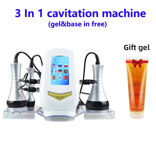 Moonic Beauty 40K Cavitation 3 In 1 Facial Massager Vacuum