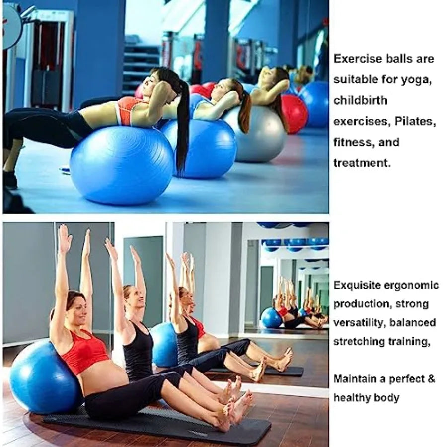 Explosion-Proof Stability Ball With Pump For Exercise And Balance