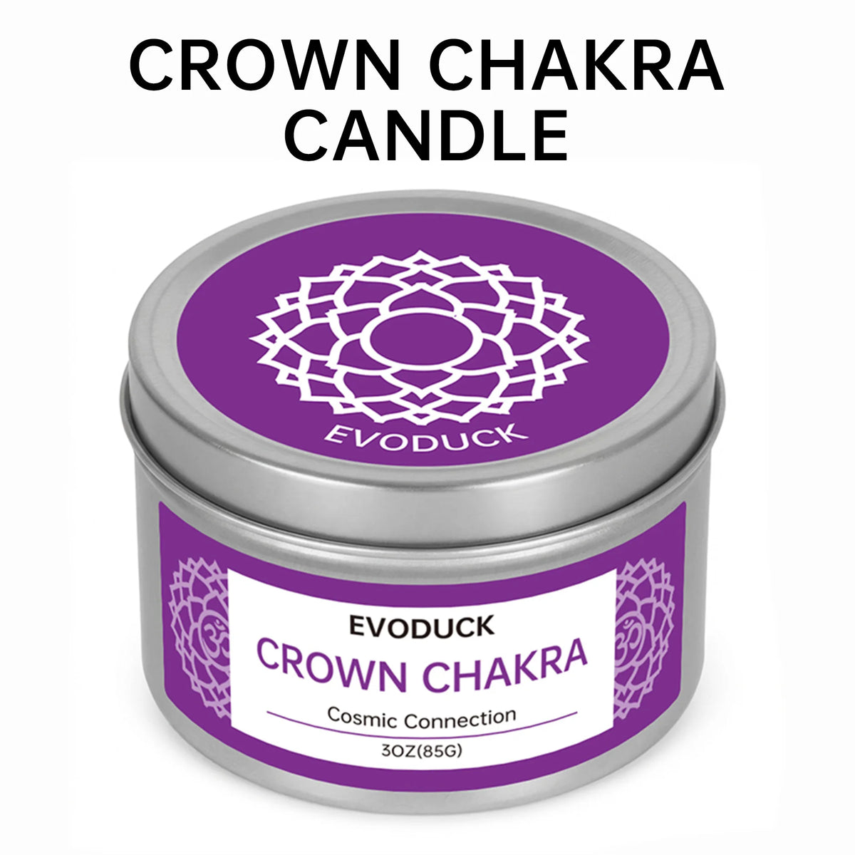 Evoduck 7 Chakra Soy Wax Candle Gift Set For Meditation