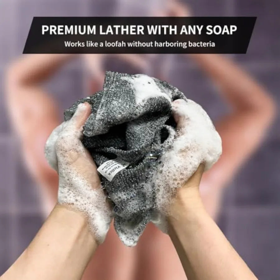 Exfoliating Washcloth Towel For Body And Back Scrubber