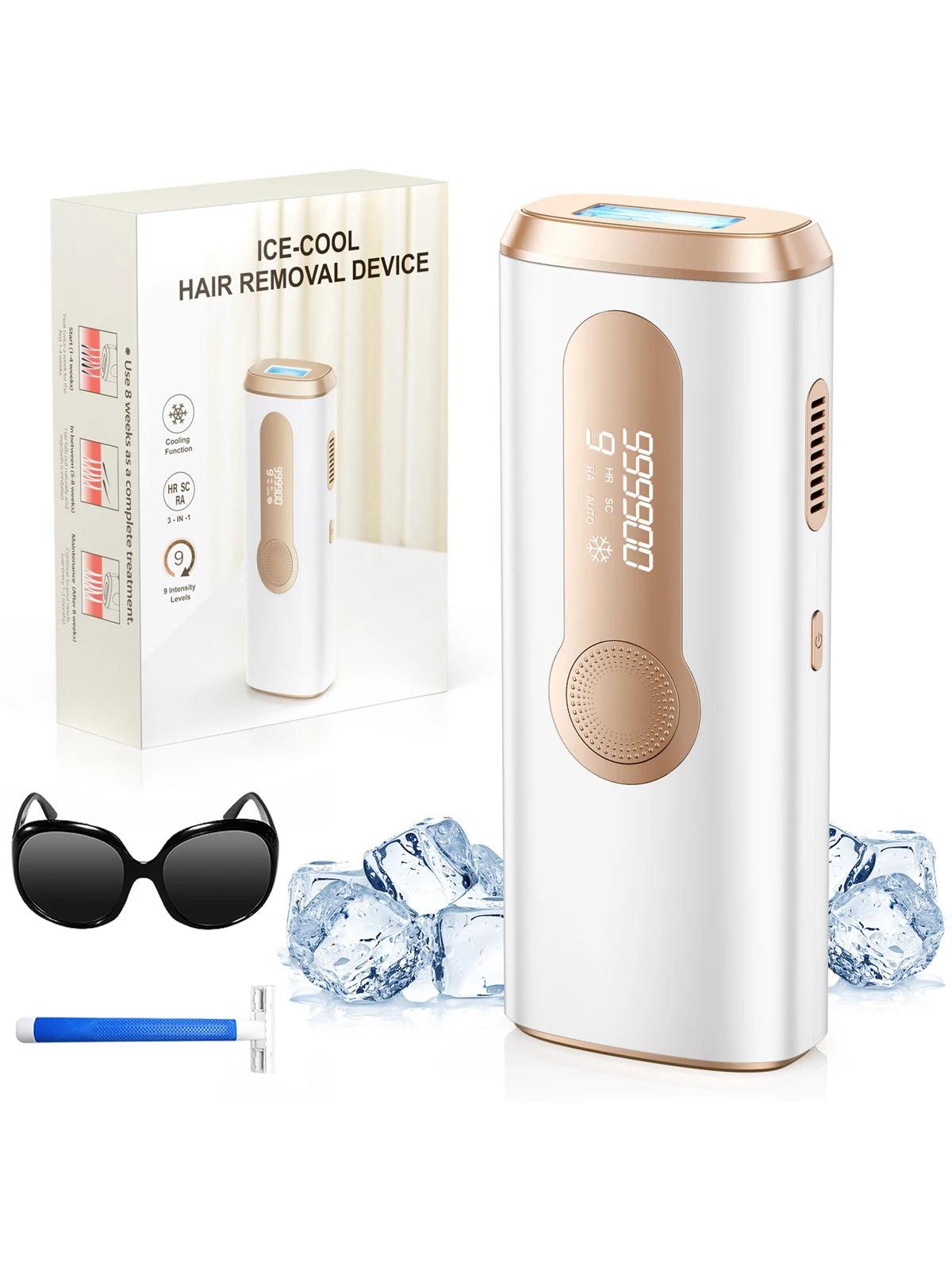 Totmizby IPL Laser Epilator Hair Removal For Body And Facial