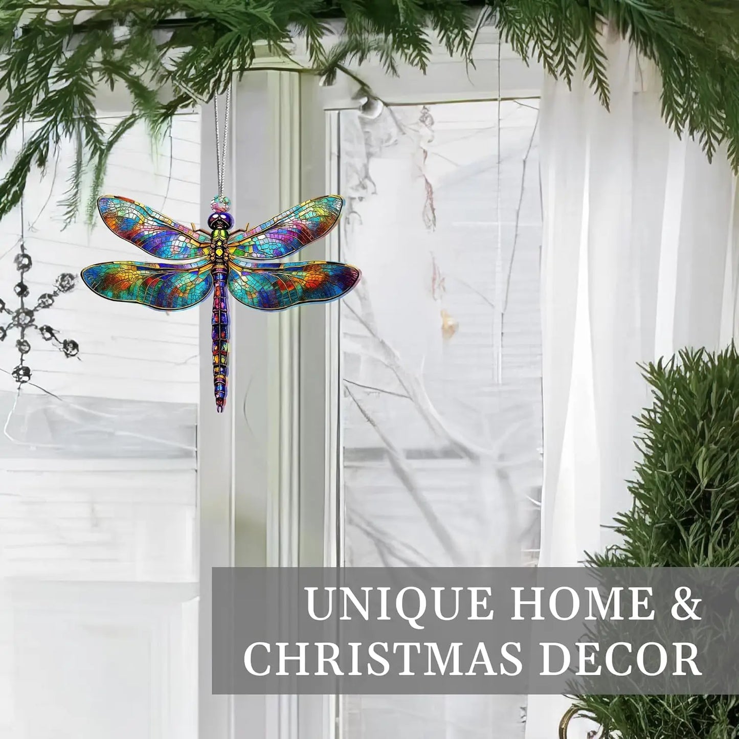 Dragonfly Gifts for Women Suncatcher Decor Ornament
