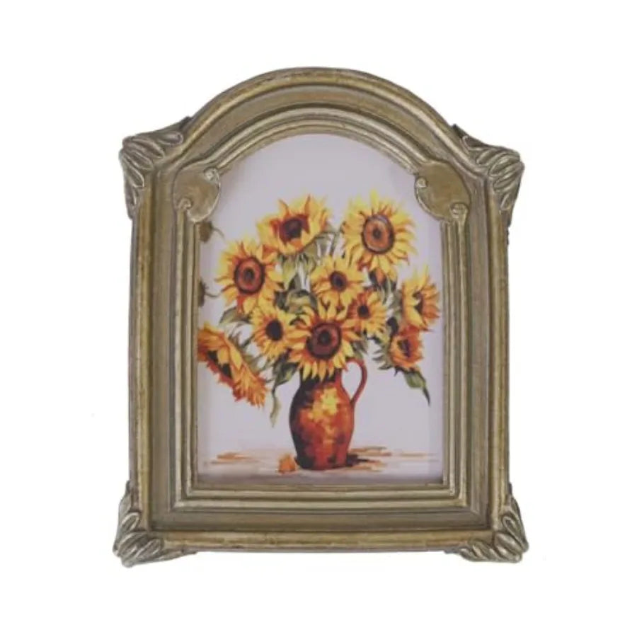 Vintage Ornamental Acrylic Photo Frame Wall Mount Tabletop