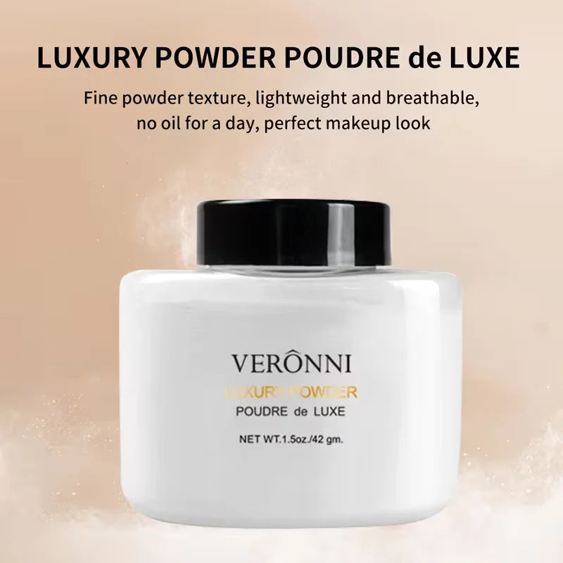 Veronni Loose Setting Powder Oil Control Waterproof Lasting Formula
