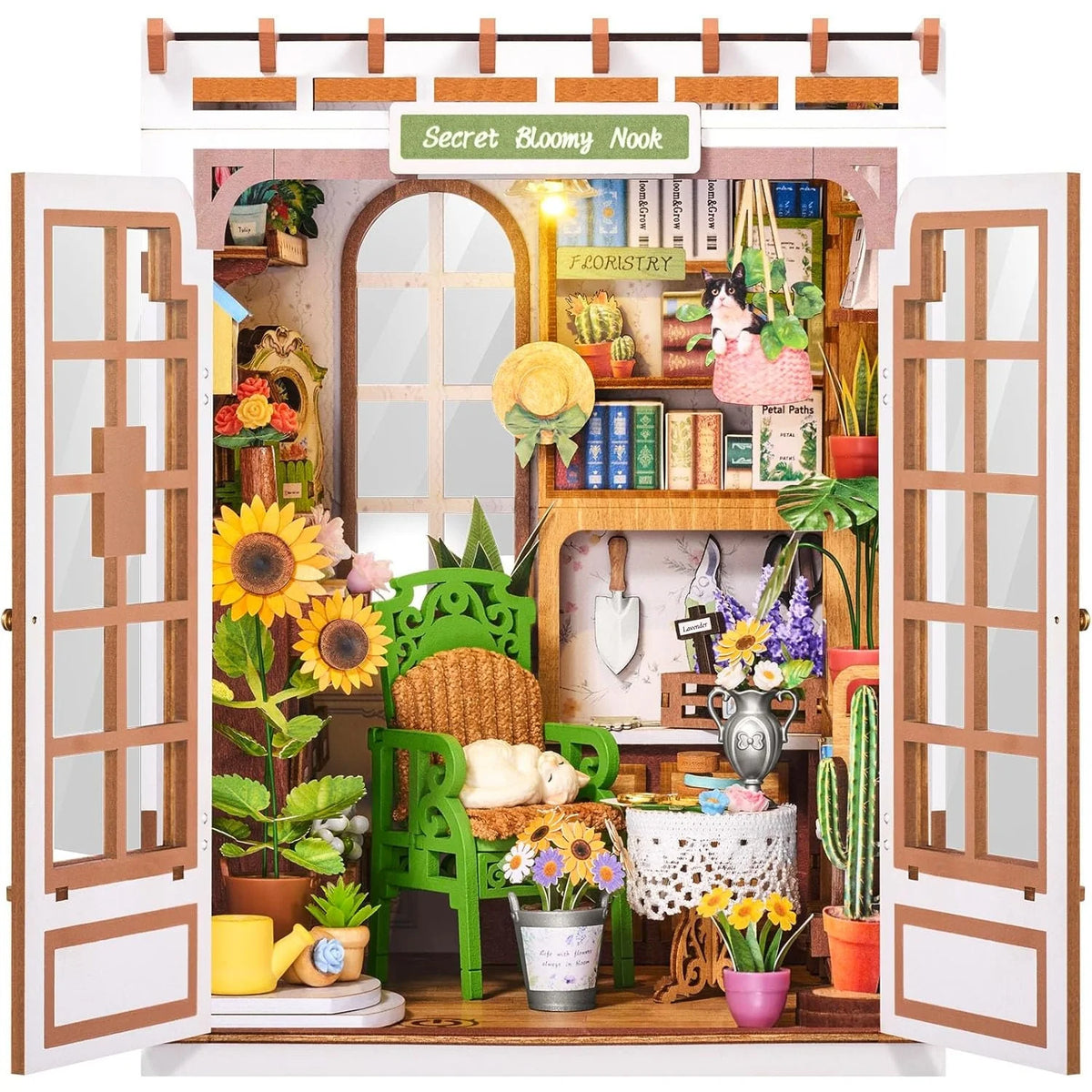Rolife Book Nook Kit Mini Dollhouse Model Building Set