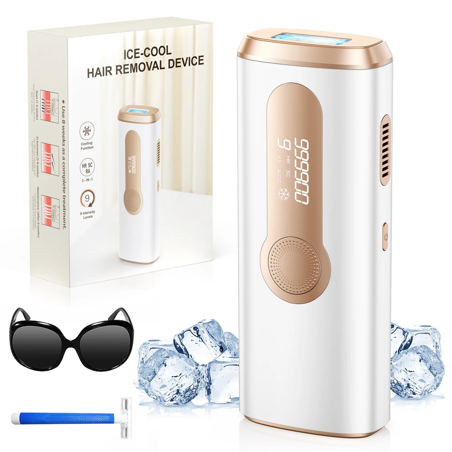 Totmizby IPL Laser Epilator Hair Removal For Body And Facial