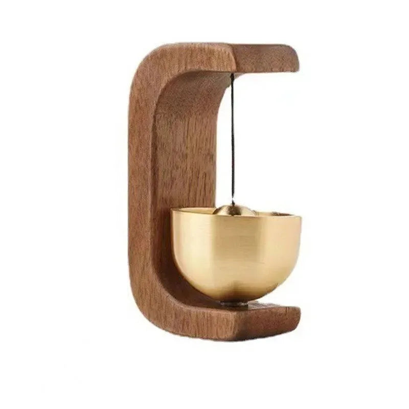 Hanging Japanese Wooden Wind Chime Wireless Doorbell