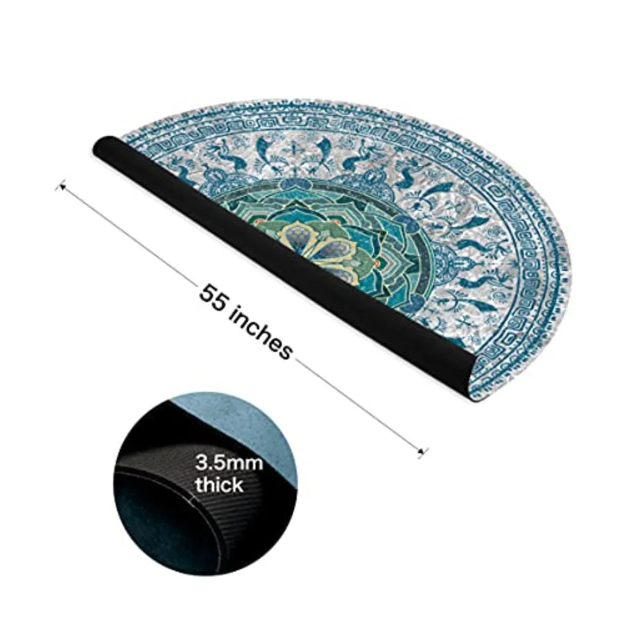 Non Slip Round Yoga Mat For Exercise And Meditation