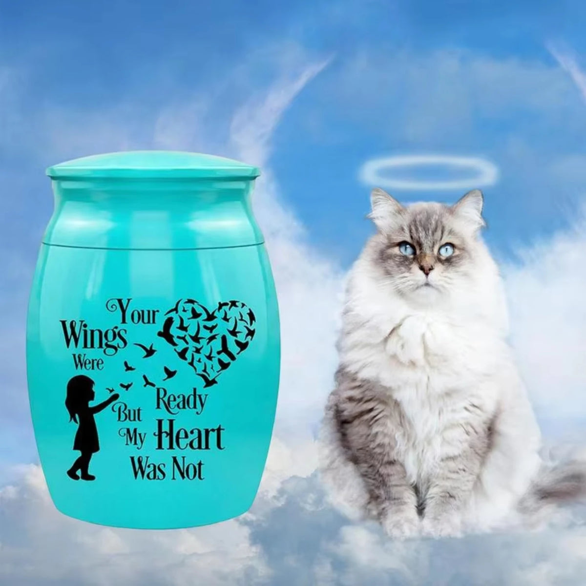 Personalized Mini Pet Cremation Urn For Ashes Memorial Keepsake