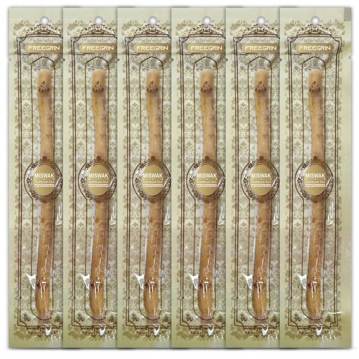 Freegrin Natural Miswak Sticks Siwak Wood Organic Toothbrush
