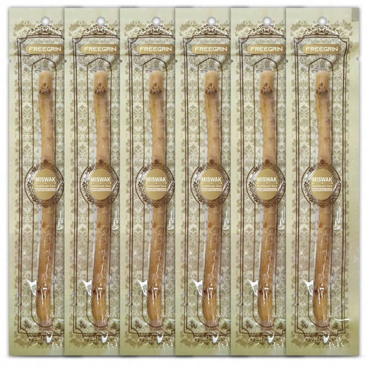 Freegrin Natural Miswak Sticks Siwak Wood Organic Toothbrush