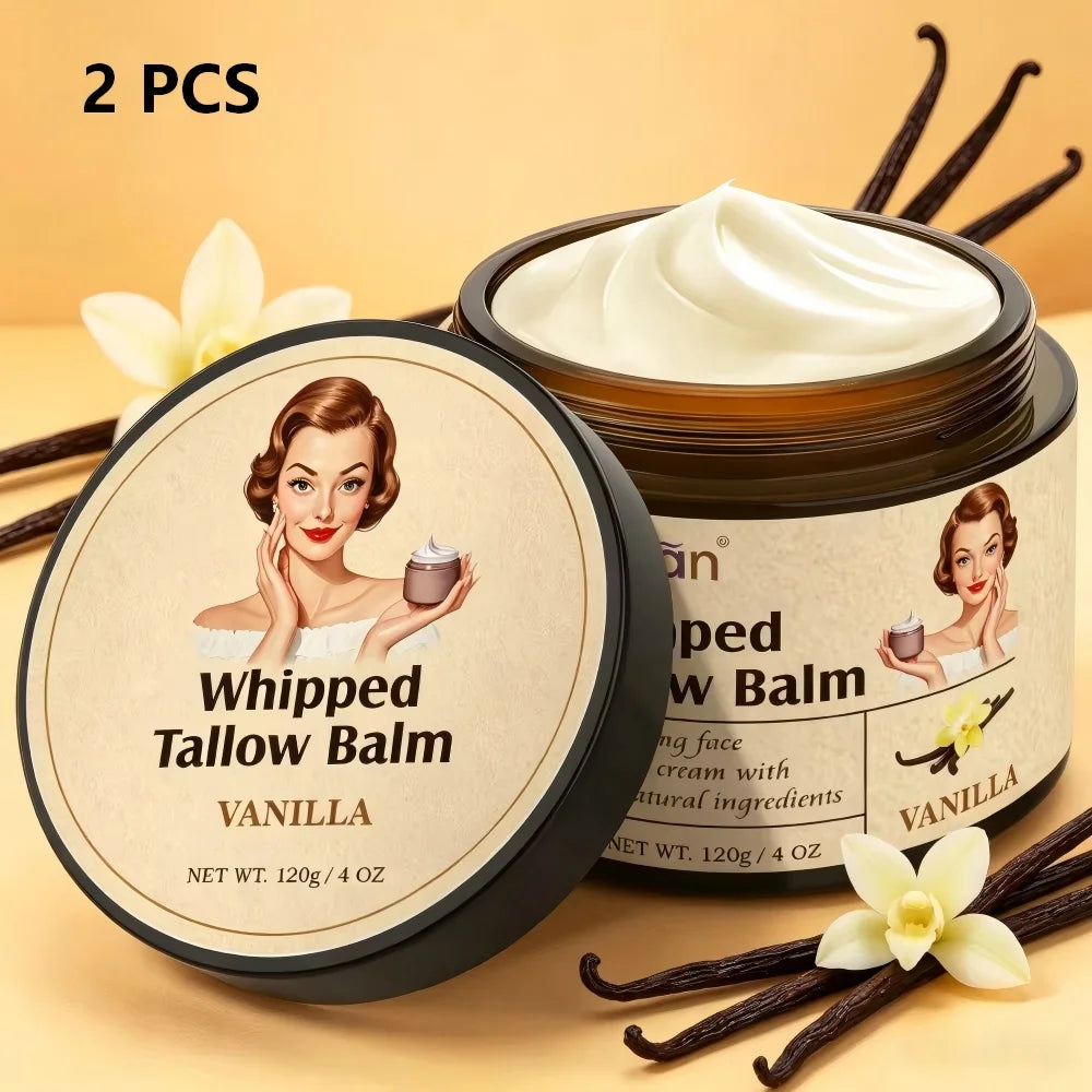 Whipped Tallow Balm With Olive Oil For Deep Hydration