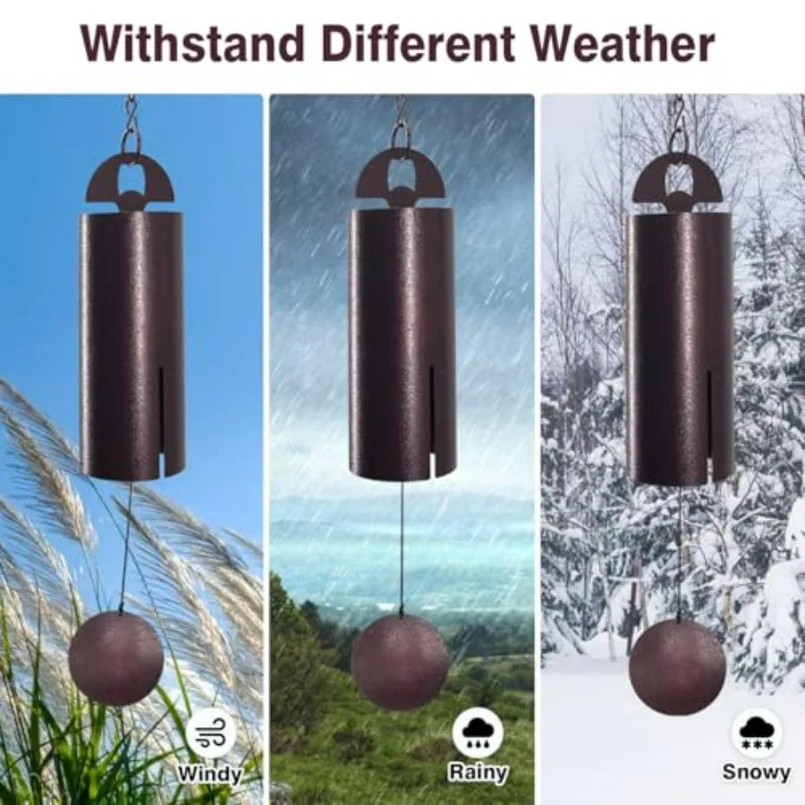 Outdoor Wind Chimes Deep Tone Windbell For Patio And Garden