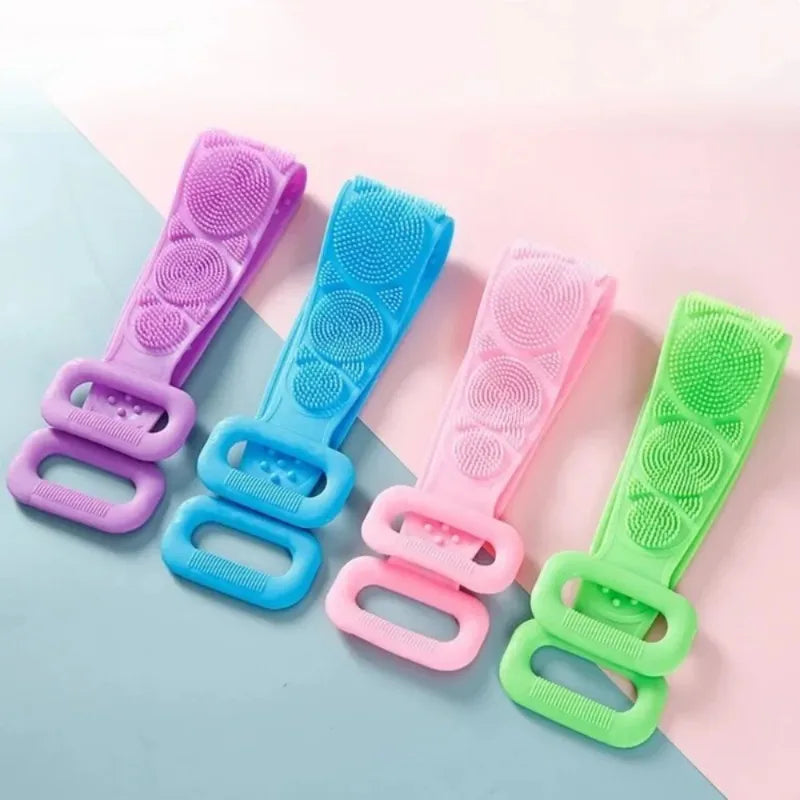 Silicone Scrubber Back Massager Exfoliating Sponge