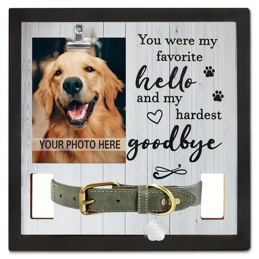 Pet Memorial Photo Frame Dog And Cat Remembrance Keepsake